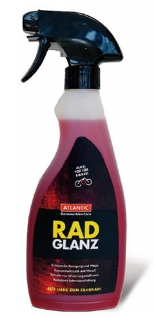 47,50€/L inkl. Mwst) Atlantic Radglanz Fahrrad Reiniger Sprühflasche 200 ml