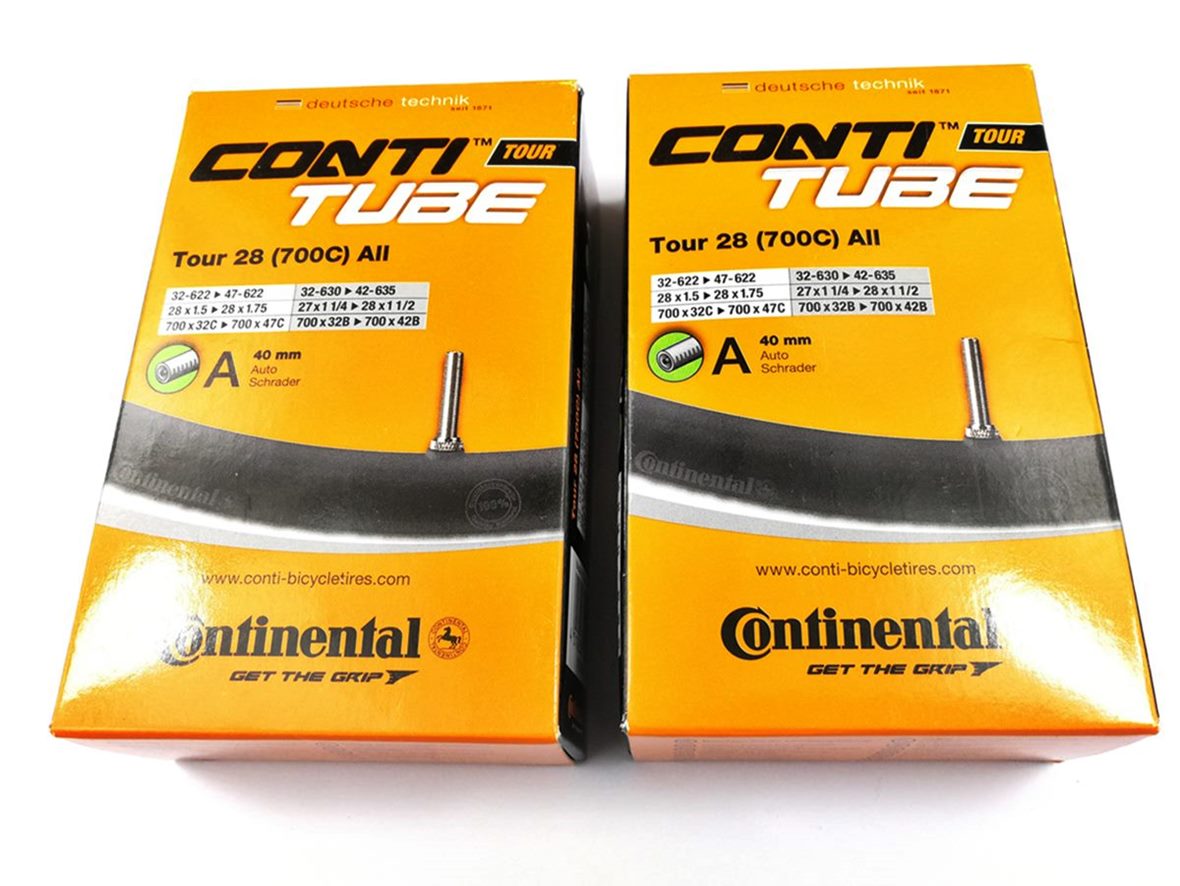 2 x Continental Fahrrad Schlauch Tour 28 all 1 1/4-1.75 Zoll 32/47-622/635 AV