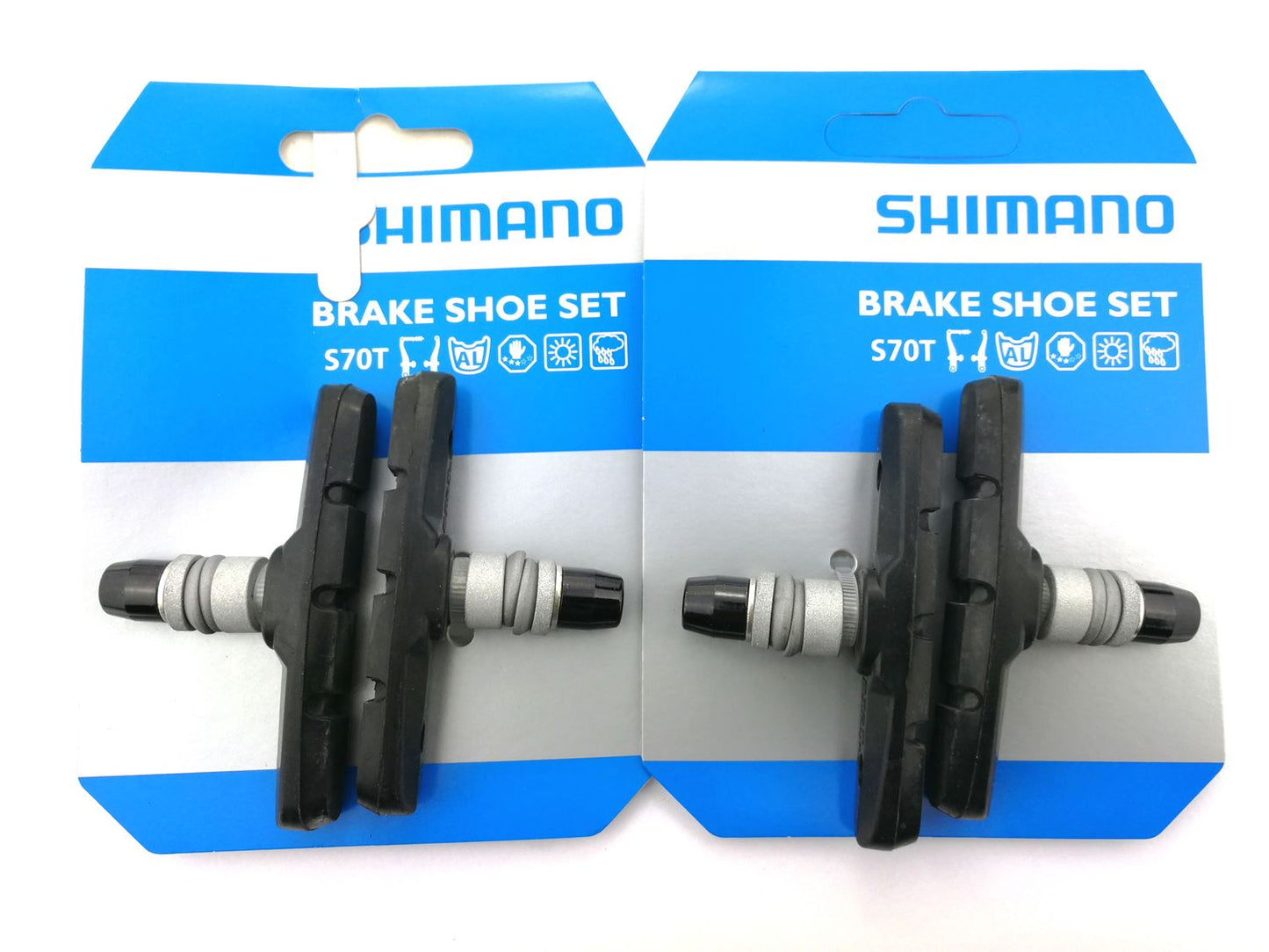Fahrrad Shimano Bremsschuhe S70T für BR-R353 V-Brake 2 Paar