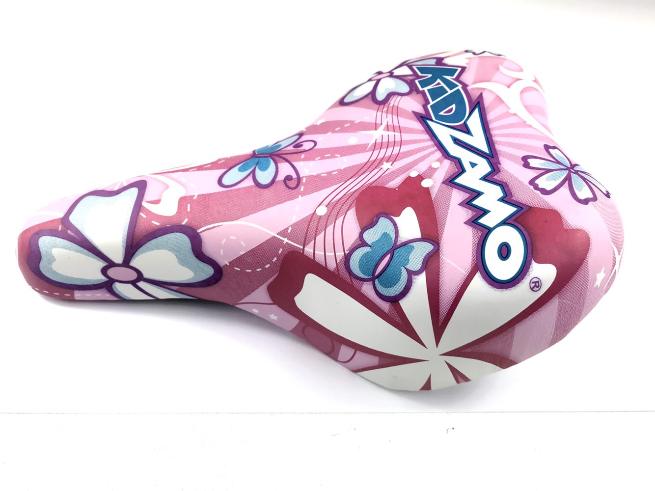 Fahrrad Kinder Sattel Griffe Set KIZAMO Flower pink 120/120mm