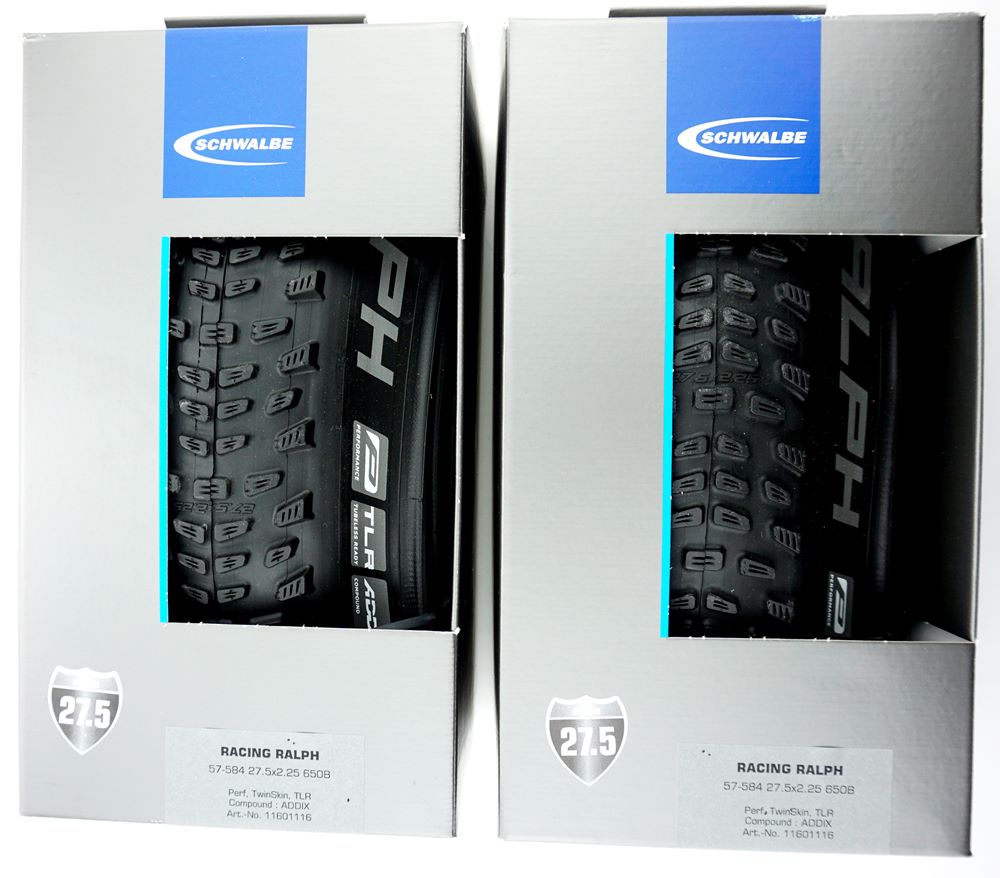 2x Fahrrad Reifen Schwalbe MTB 57-584 Racing Ralph Performance TLR E-25