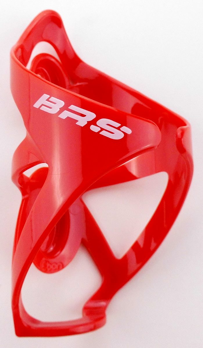 2x Fahrrad BRS Trinkflaschenhalter MTB Rennrad Rot Kunststoff vorne offen