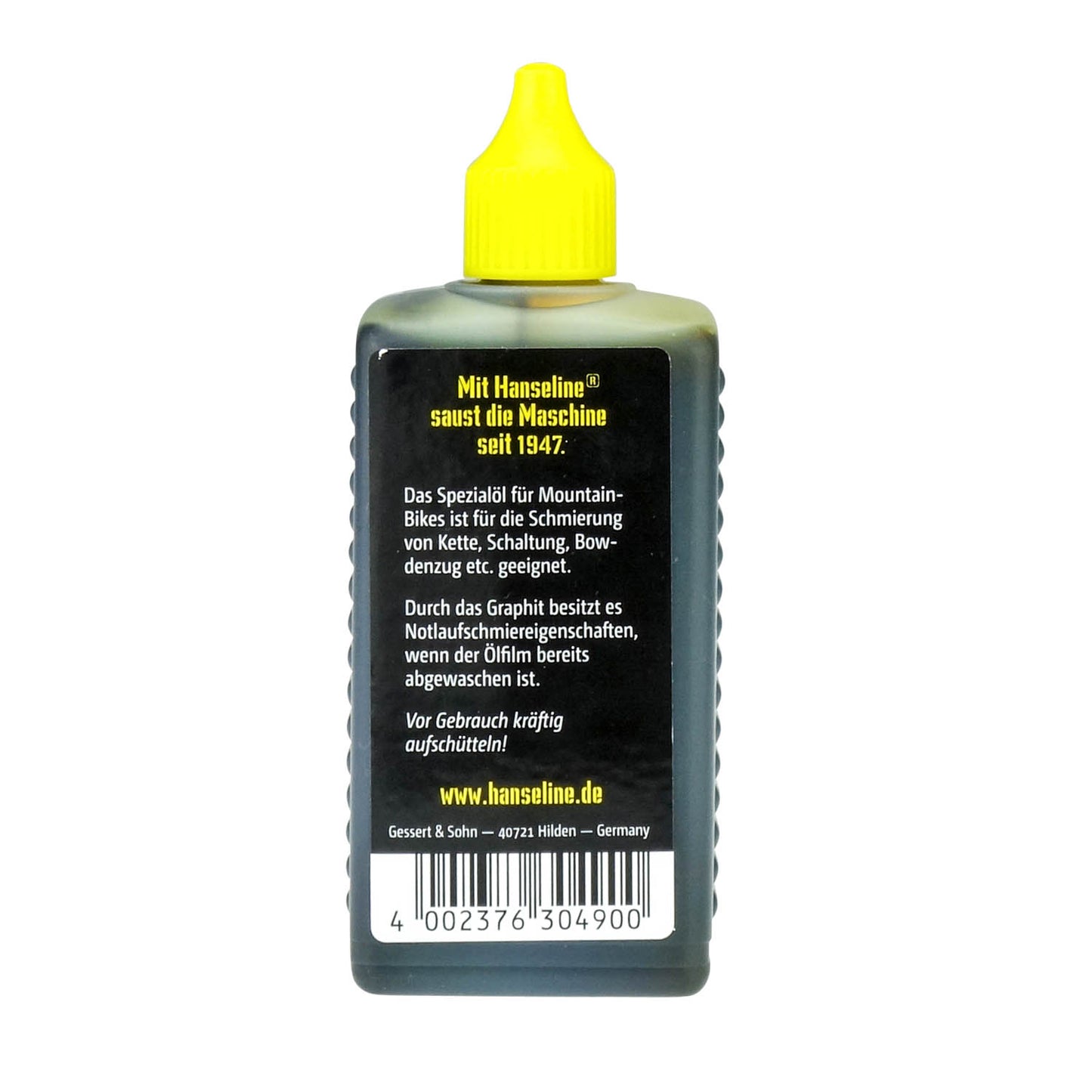 46,40€/L inkl.MwSt) Hanseline Fahrrad Kettenöl MTB Oil Tropf-Flasche 125ml