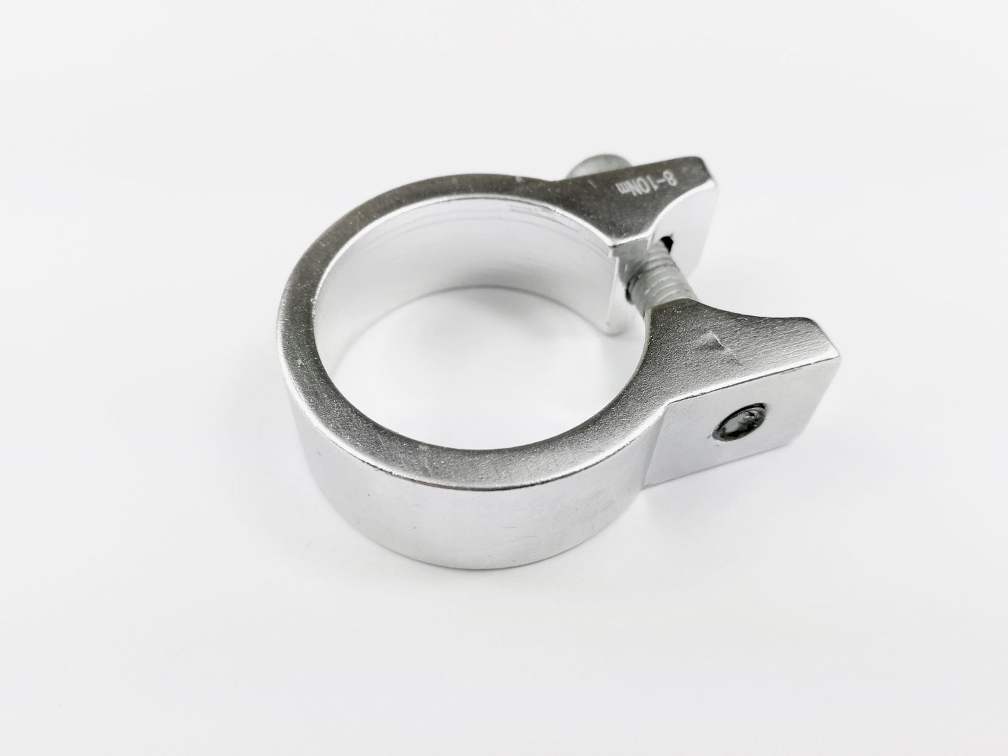 Fahrrad Sattel Klemmschelle silber 28,6 mm mit ISK Aluminium