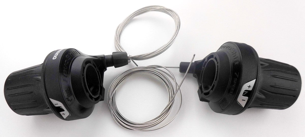Fahrrad Shimano Drehgriffschalter-Set SL-RV200 3-fach (SIS) Links und SL-RV200 7-fach Rechts