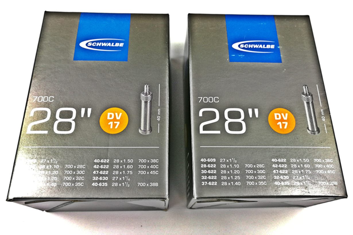 2 x Schwalbe Fahrrad Schlauch DV 17  28 x 28 - 47 Zoll Tour