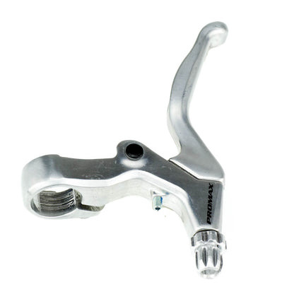 Promax Fahrrad Bremshebel 3-Finger links V-Brake + Cantilever silber