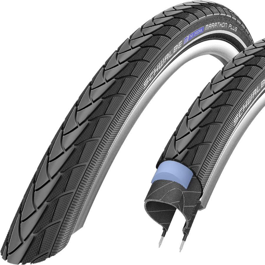 Fahrrad 2xReifen Schwalbe 40-622 Marathon PLUS Performance SmartGuard E-50  28"