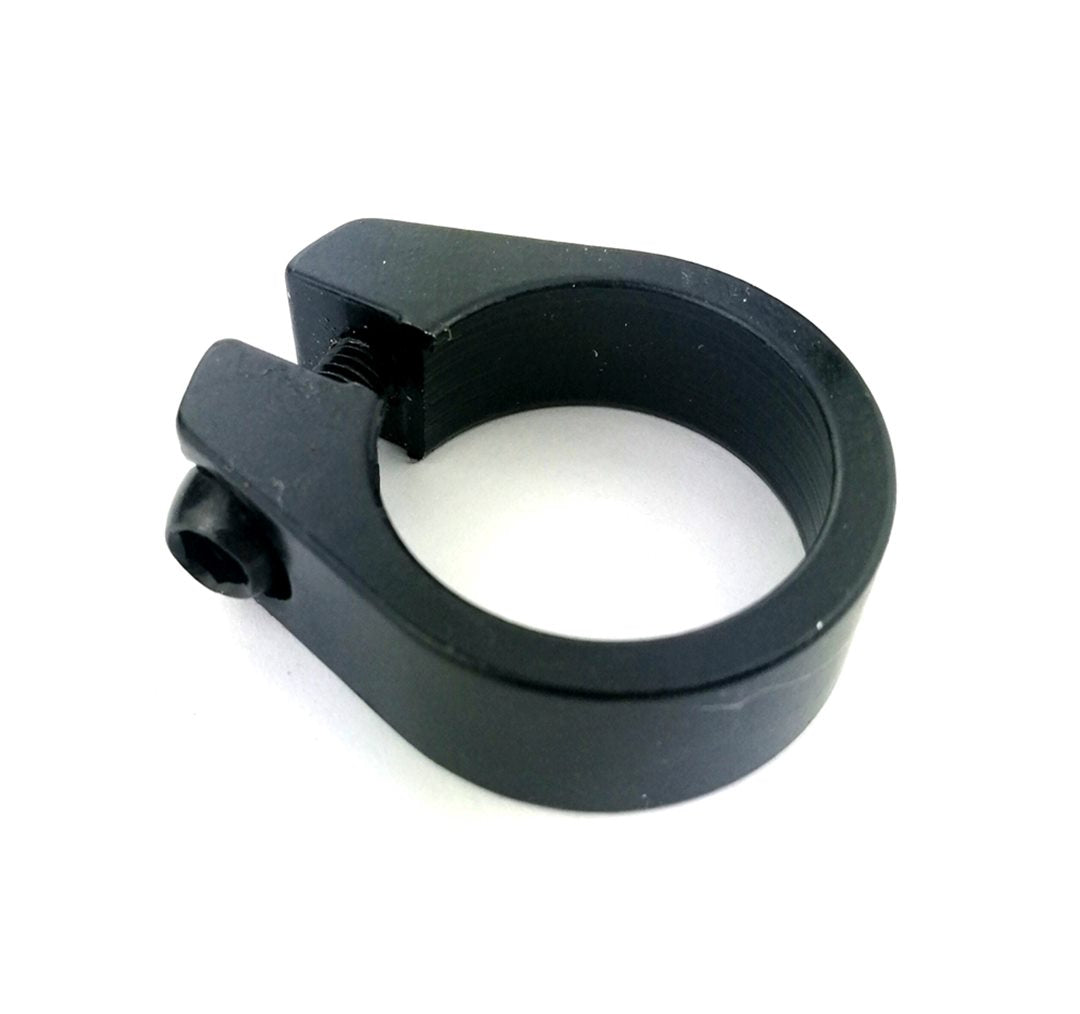 Fahrrad Sattel Klemmschelle von MASE schwarz 31,8 mm mit ISK Aluminium