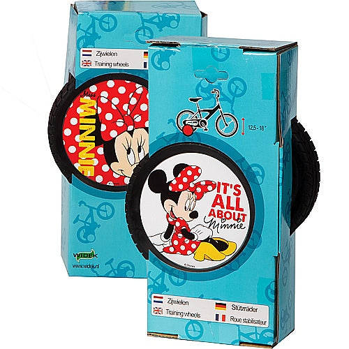 Fahrrad Kinder Stützräder Widek 12,5 - 18 Zoll Minnie Mouse