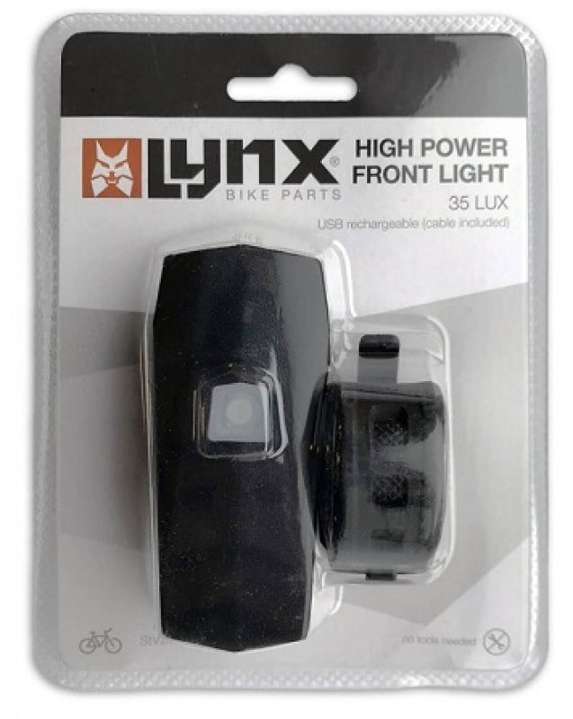 Fahrrad Scheinwerfer Batterie Akku Lynx 35 Lux LED mit USB Stvzo